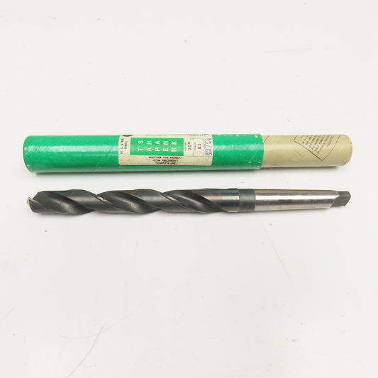 Precision Twist Drill 49/64" HSS 2 Flute Twist Drill MT2 Taper NOS