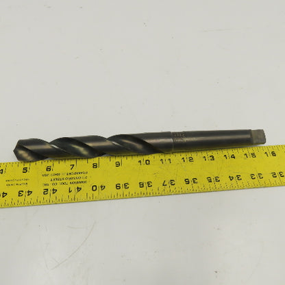 Precision Twist Drill 1" HSS 2 Flute Twist Drill MT3 Taper NOS