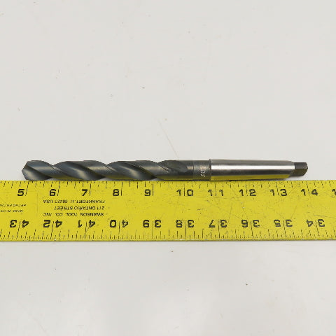 Precision Twist Drill 21/32" HSS 2 Flute Twist Drill MT2 Taper NOS