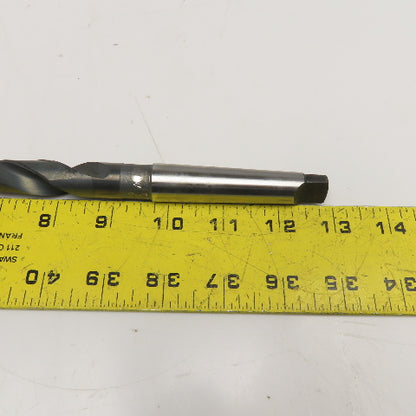 Precision Twist Drill 21/32" HSS 2 Flute Twist Drill MT2 Taper NOS