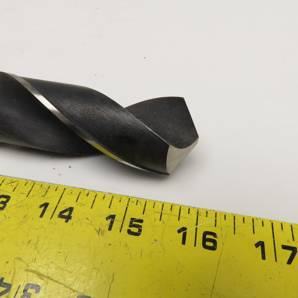 National Twist Drill 1-13/64" HSS 2 Flute Twist Drill MT4 Taper NOS