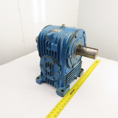 Textron HU50-3 Cone Drive 70:1 Ratio Dual Shaft Gear Reducer 25RPM Out 1.5"