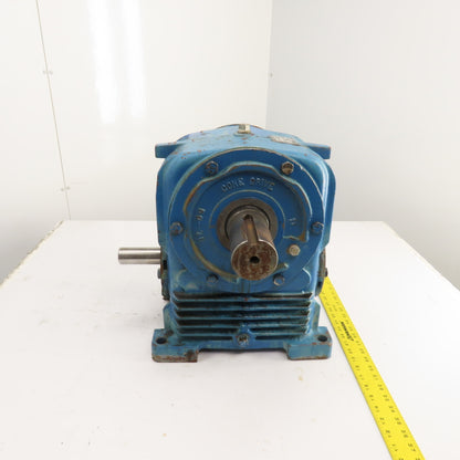 Textron HU50-3 Cone Drive 70:1 Ratio Dual Shaft Gear Reducer 25RPM Out 1.5"