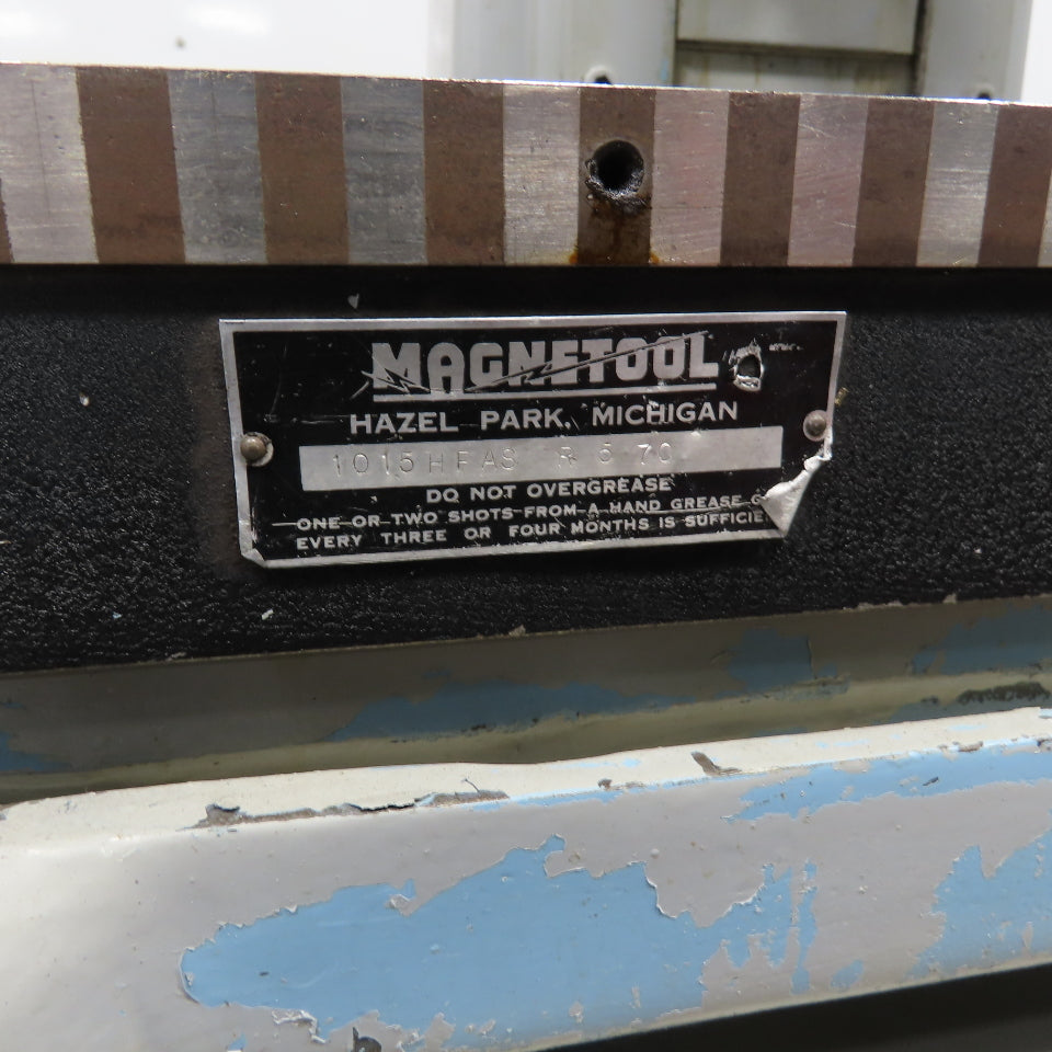 Gardner 1.5 Surface Grinder Manual Feed 10" x 15"Magnetic Chuck 208-220/460V 3Ph