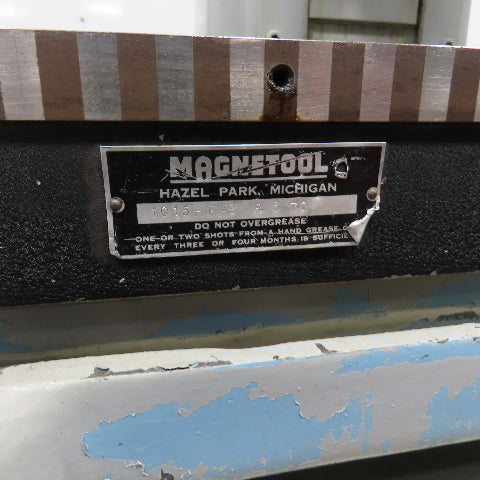 Gardner 1.5 Surface Grinder Manual Feed 10" x 15"Magnetic Chuck 208-220/460V 3Ph