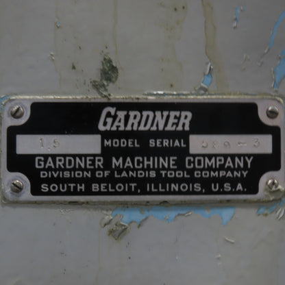 Gardner 1.5 Surface Grinder Manual Feed 10" x 15"Magnetic Chuck 208-220/460V 3Ph