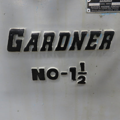 Gardner 1.5 Surface Grinder Manual Feed 10" x 15"Magnetic Chuck 208-220/460V 3Ph