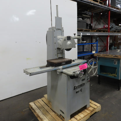Gardner 1.5 Surface Grinder Manual Feed 10" x 15"Magnetic Chuck 208-220/460V 3Ph