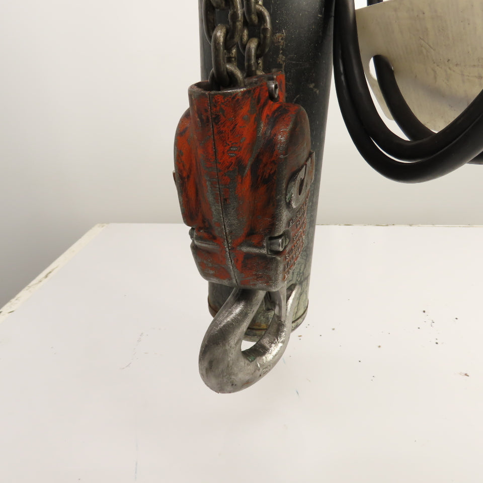 CM Lodestar Model RR 2 Ton 4000LB Electric Chain Hoist 15' Lift 16FPM 230/460V