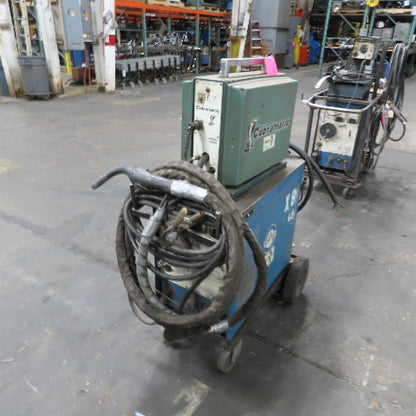 Miller MIG Welder 230/460V 3PH W/ Cobramatic MK-3A Wire Feeder Mig Gun & Wheels