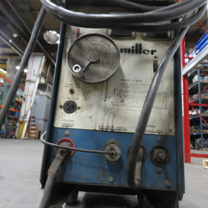 Miller MIG Welder 230/460V 3PH W/ Cobramatic MK-3A Wire Feeder Mig Gun & Wheels