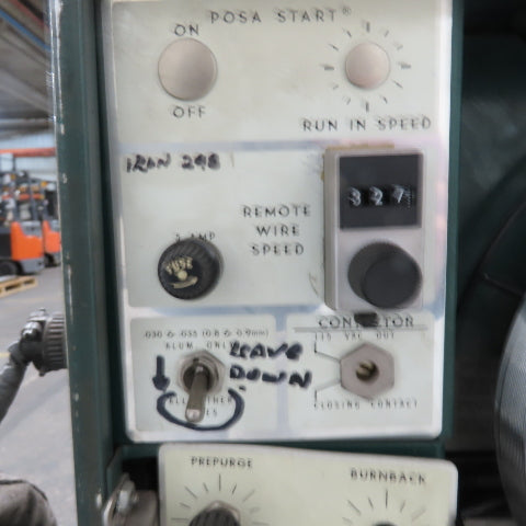 Miller MIG Welder 230/460V 3PH W/ Cobramatic MK-3A Wire Feeder Mig Gun & Wheels