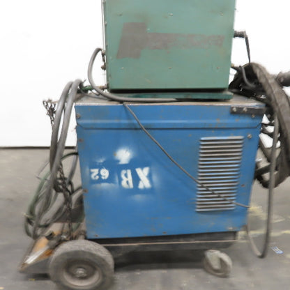 Miller MIG Welder 230/460V 3PH W/ Cobramatic MK-3A Wire Feeder Mig Gun & Wheels