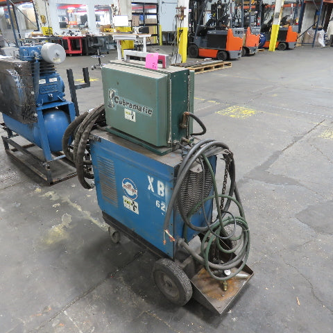 Miller MIG Welder 230/460V 3PH W/ Cobramatic MK-3A Wire Feeder Mig Gun & Wheels