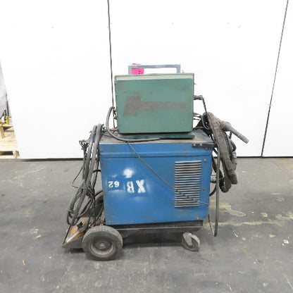 Miller MIG Welder 230/460V 3PH W/ Cobramatic MK-3A Wire Feeder Mig Gun & Wheels