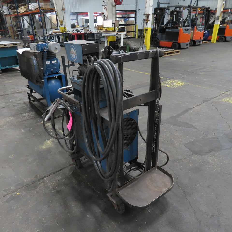 Miller CP MIG Welder 230/460V 3PH W/ Miller 726-A4Wire Feeder With Wheels