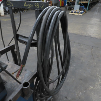 Miller CP MIG Welder 230/460V 3PH W/ Miller 726-A4Wire Feeder With Wheels