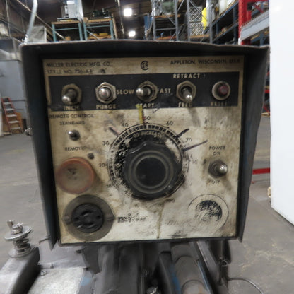 Miller CP MIG Welder 230/460V 3PH W/ Miller 726-A4Wire Feeder With Wheels