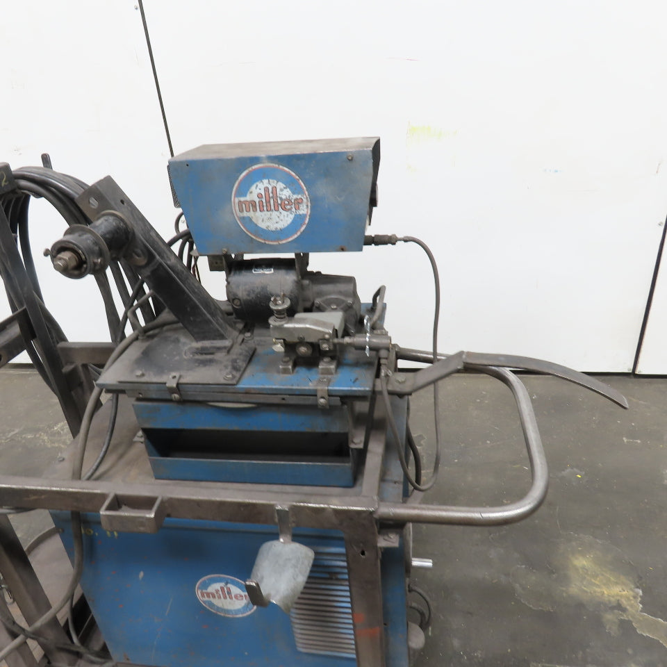 Miller CP MIG Welder 230/460V 3PH W/ Miller 726-A4Wire Feeder With Wheels