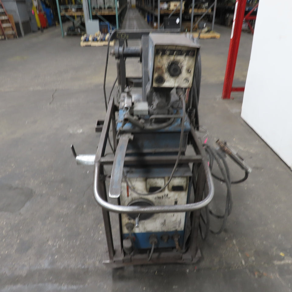 Miller CP MIG Welder 230/460V 3PH W/ Miller 726-A4Wire Feeder With Wheels