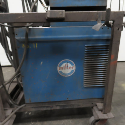 Miller CP MIG Welder 230/460V 3PH W/ Miller 726-A4Wire Feeder With Wheels
