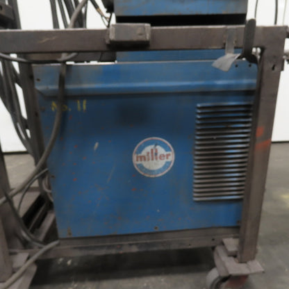 Miller CP MIG Welder 230/460V 3PH W/ Miller 726-A4Wire Feeder With Wheels