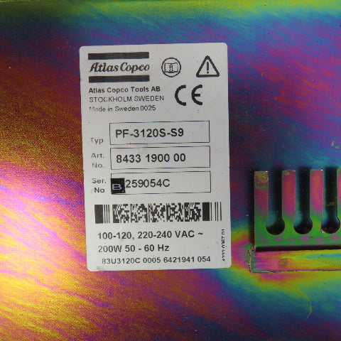 Atlas Copco PF-3120S-S9 Tensor S9 Operator Controller Interface 100-240VAC