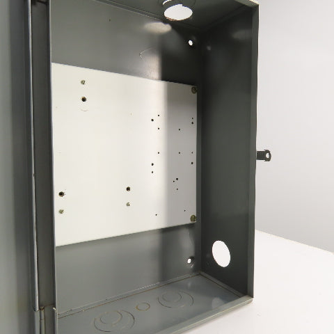 Square D SVG11 24" x 16" x 7" Steel Electrical Enclosure W/ 13" x 14" Backplate