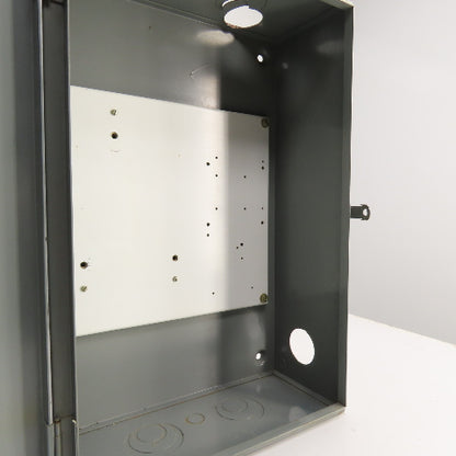 Square D SVG11 24" x 16" x 7" Steel Electrical Enclosure W/ 13" x 14" Backplate