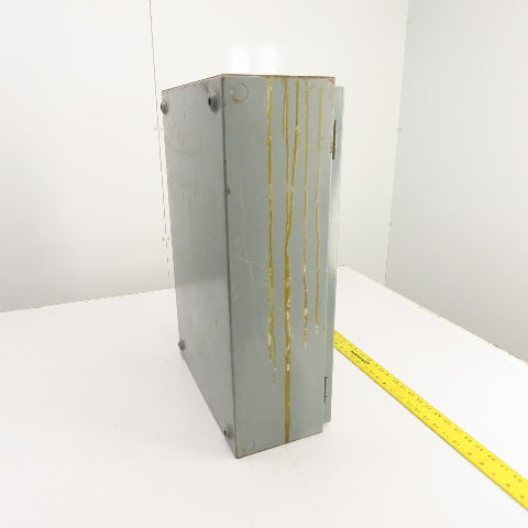Square D SVG11 24" x 16" x 7" Steel Electrical Enclosure W/ 13" x 14" Backplate