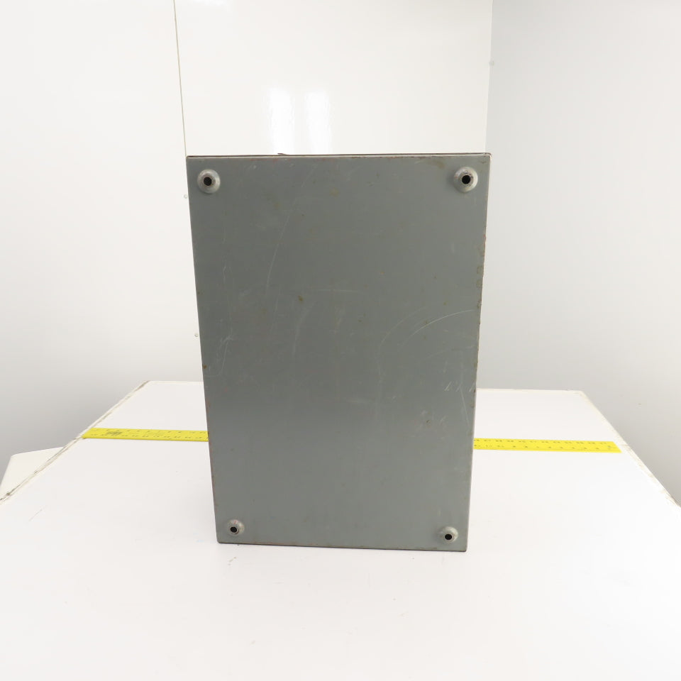 Square D SVG11 24" x 16" x 7" Steel Electrical Enclosure W/ 13" x 14" Backplate