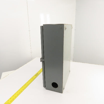 Square D SVG11 24" x 16" x 7" Steel Electrical Enclosure W/ 13" x 14" Backplate