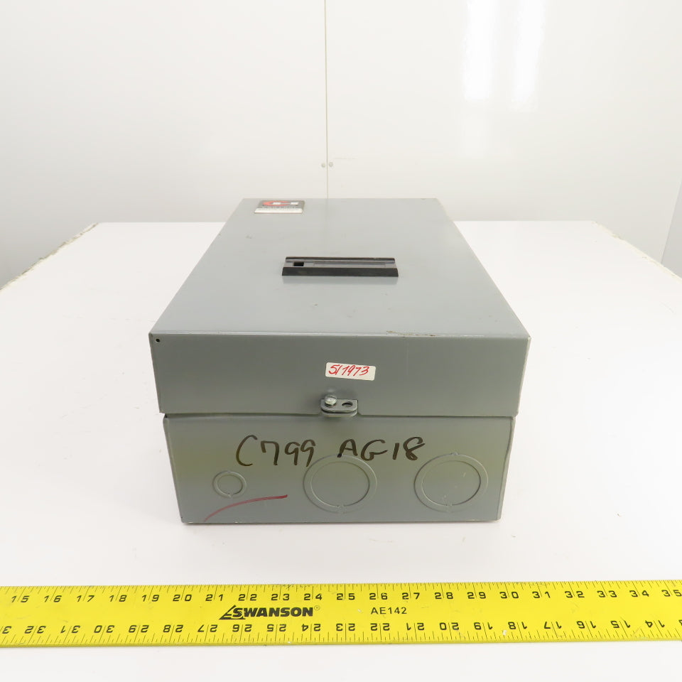 Cutler Hammer 18"x11" x 7.5" Electrical Enclosure ONLY For Motor Starter