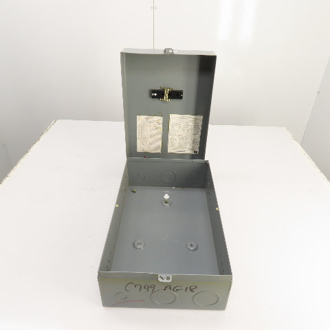 Cutler Hammer 18"x11" x 7.5" Electrical Enclosure ONLY For Motor Starter