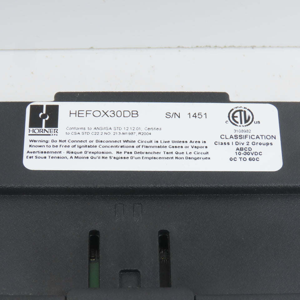 Horner Automation HEFOX30DB Smart-Stack Base Module