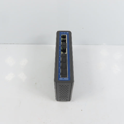 Advantech EKI-2528 8-Port Industrial Unmanaged Ethernet Switch 12-48VDC