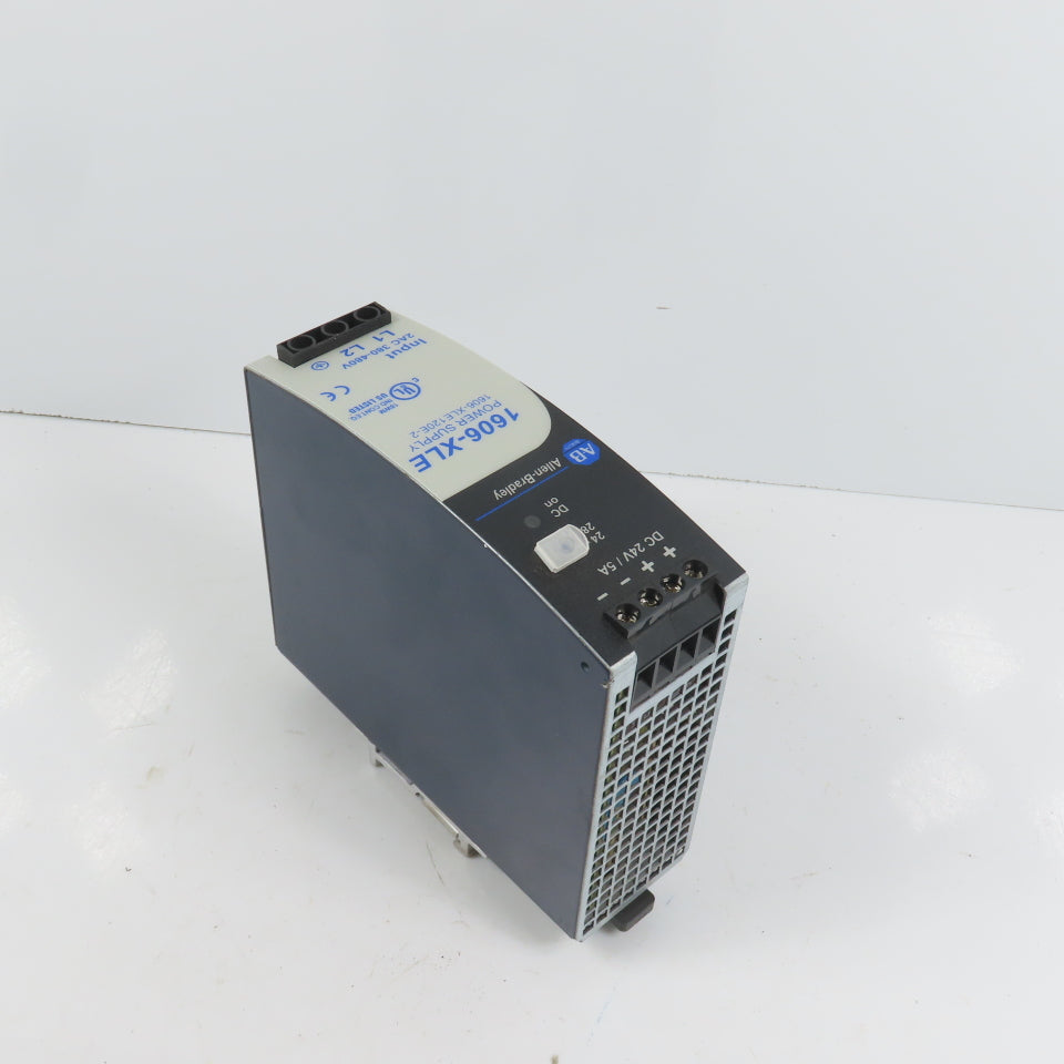 Allen Bradley 1606-XLE120E-2 A 24-28VDC 5A Power Supply 380-480VAC 0.9A Input