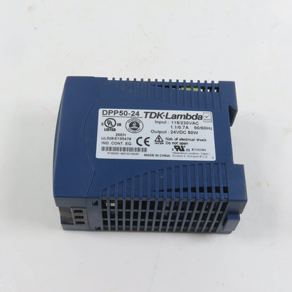 TDK Lambda DPP50-24 24VDC Power Supply 115/230VAC 1.1/0.7A Input