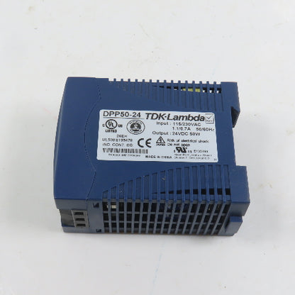 TDK Lambda DPP50-24 24VDC Power Supply 115/230VAC 1.1/0.7A Input