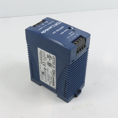 TDK Lambda DPP50-24 24VDC Power Supply 115/230VAC 1.1/0.7A Input