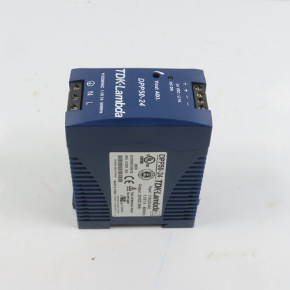 TDK Lambda DPP50-24 24VDC Power Supply 115/230VAC 1.1/0.7A Input