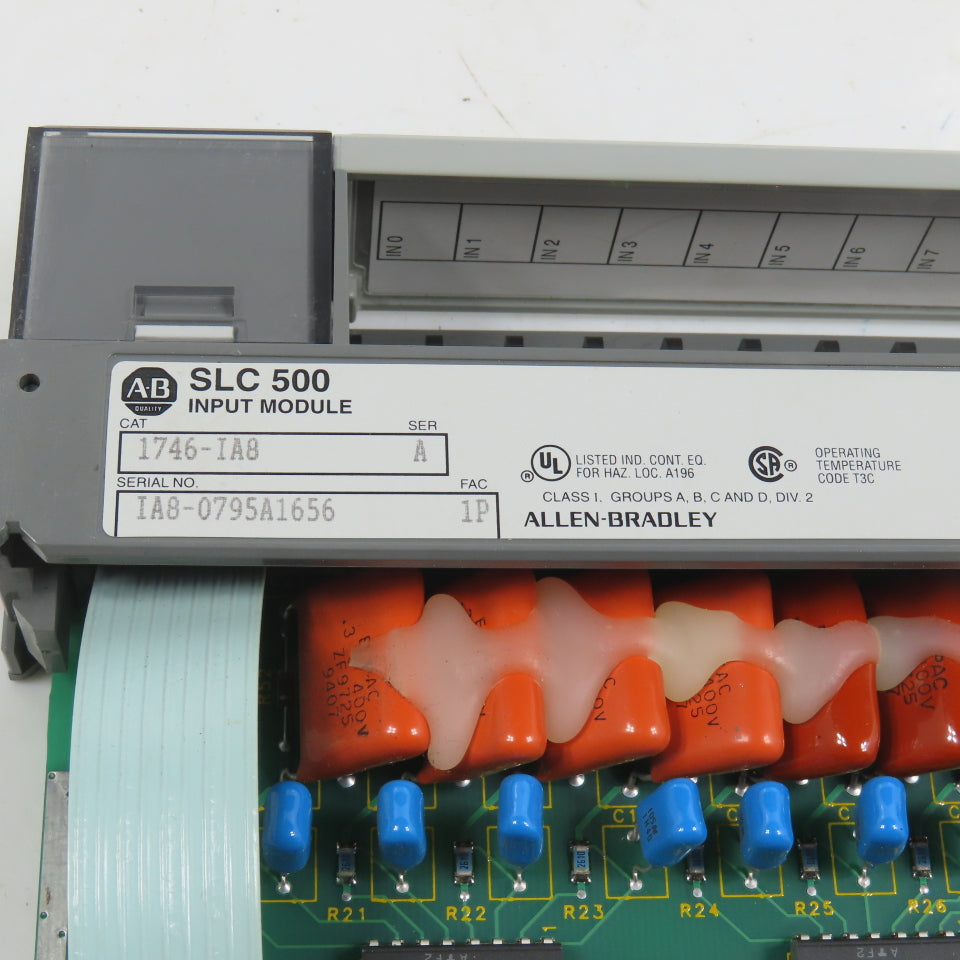 Allen Bradley 1746-IA8 Ser A SLC 500 Input Module (Clean)