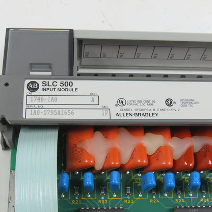 Allen Bradley 1746-IA8 Ser A SLC 500 Input Module (Clean)