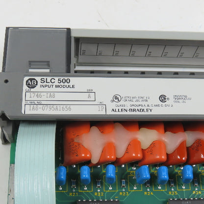 Allen Bradley 1746-IA8 Ser A SLC 500 Input Module (Clean)