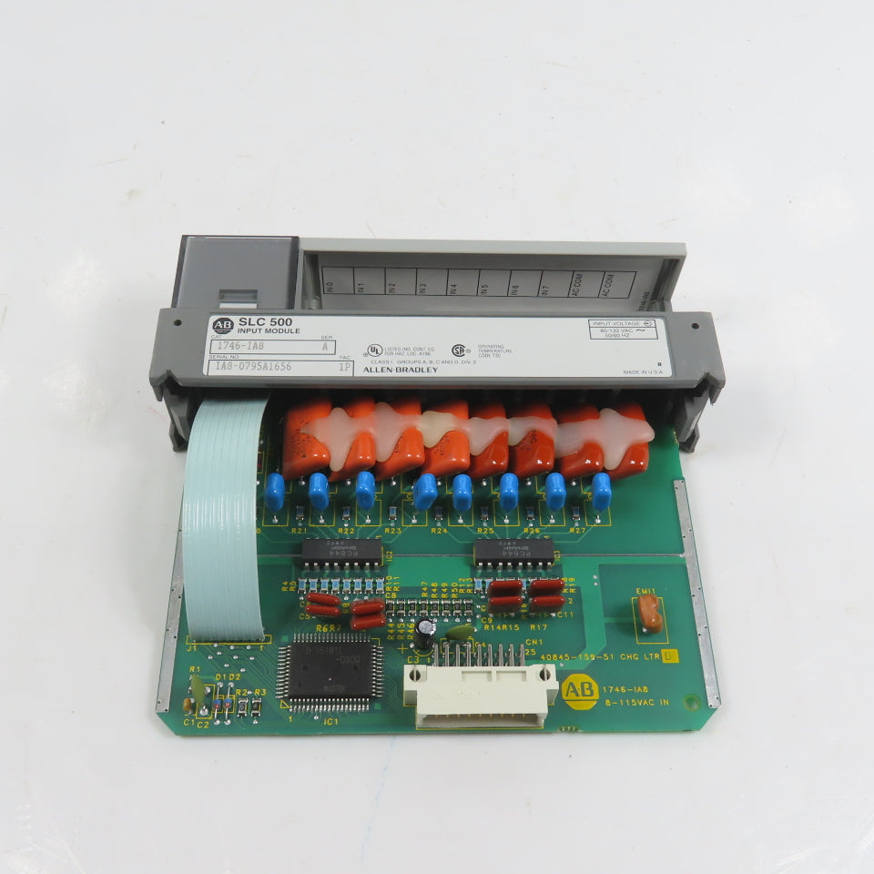 Allen Bradley 1746-IA8 Ser A SLC 500 Input Module (Clean)