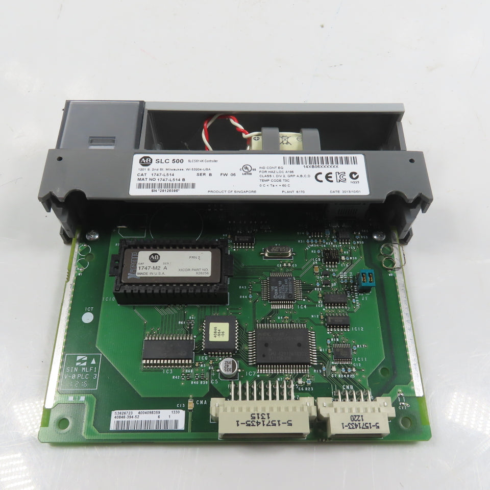 Allen Bradley 1747-L514 Ser B FW 06 SLC 5/01 CPU Controller (Clean)