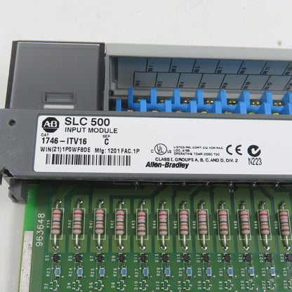 Allen Bradley 1746-ITV Ser C SLC 500 Input Module (Clean)