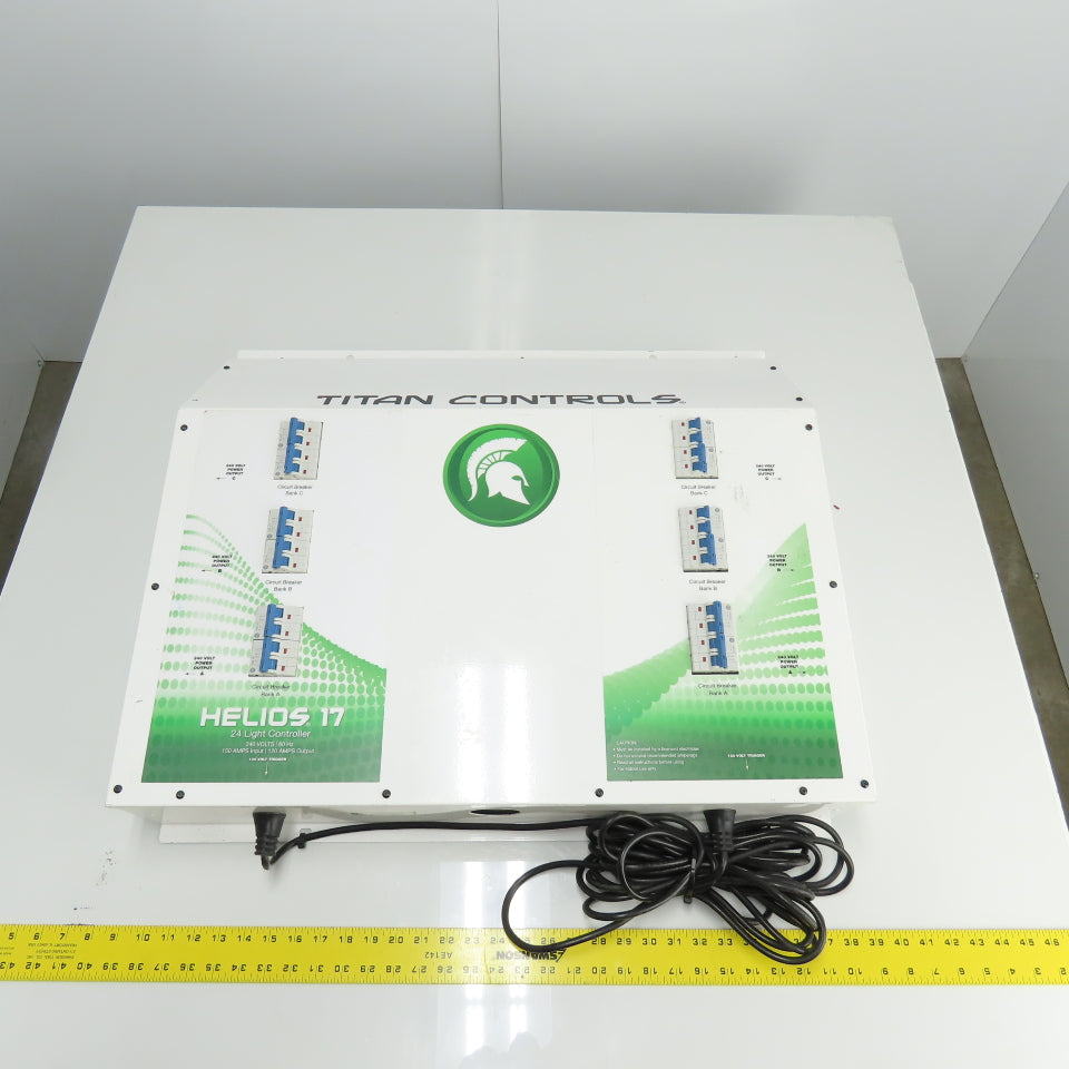 Titan Controls Helios 17 24 Light Controller 240V 150A W/Dual Trigger Cords 120V