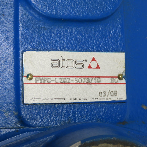 Atos PVPC-LZQZ-5073/1D/20 Variable Displacement Axial Hydraulic Piston Pump