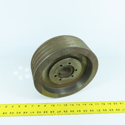 Dodge 4A9 0B9.4 SK 4 Groove 38° 5V V-Belt Pulley 9-3/4" OD 2600RPM Max 1-7/8"